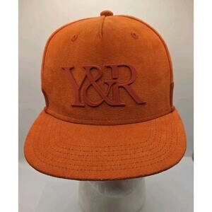 Young &‎ Restless Los Angeles Y&R Red Snapback Hat Cap NWT Microfiber Soft